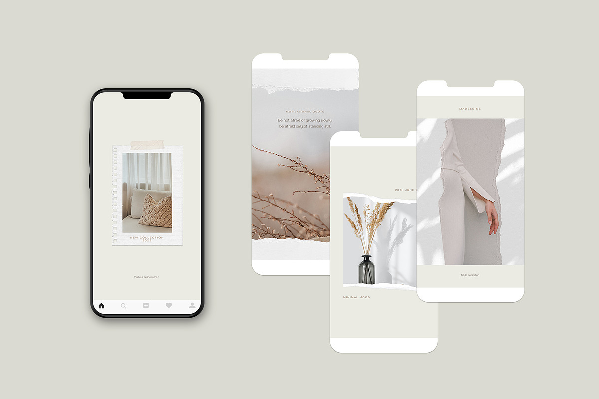 Torn Paper Instagram Social Kit, a Social Media Template by Imagination Area (Photo 3 of 5)