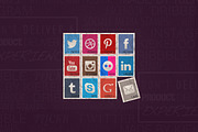 Social Media Stamps, an Icon by Creative Moments (Thumbnail 1 of 4)