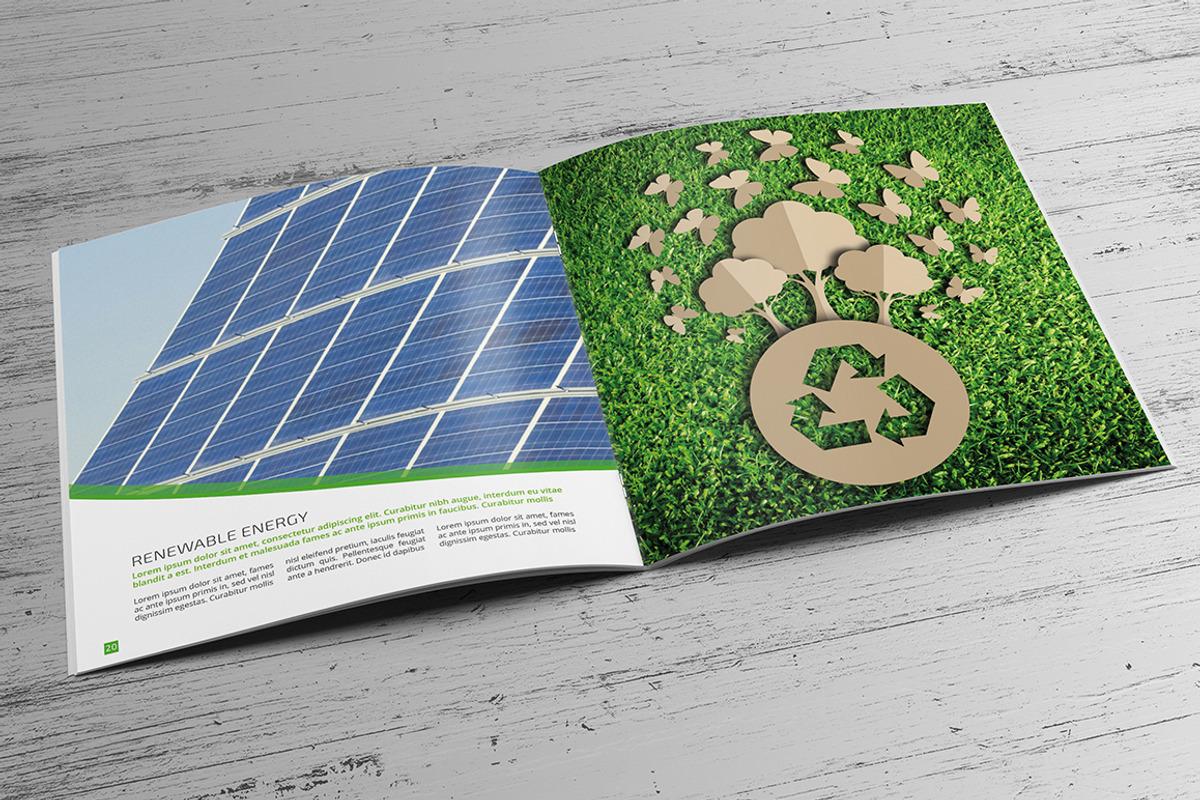 Renewable Energy Square Brochure, a Brochure Template by design_pick (Photo 12 of 13)