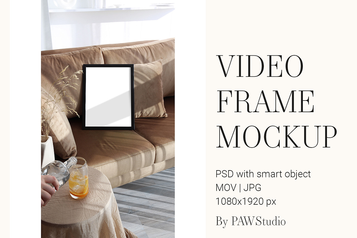 Video Photo Frame Mockup 3x4 Reel ao, a Product Mockup by PawMockups (Photo 1 of 11)