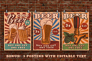 Vintage Beer Emblems Bundle, an Illustration by Harry Kasyanov (Thumbnail 4 of 9)