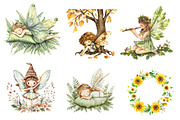 Boho Woodland Fairy Sublimation png, an Illustration by CreationArt (Thumbnail 4 of 5)