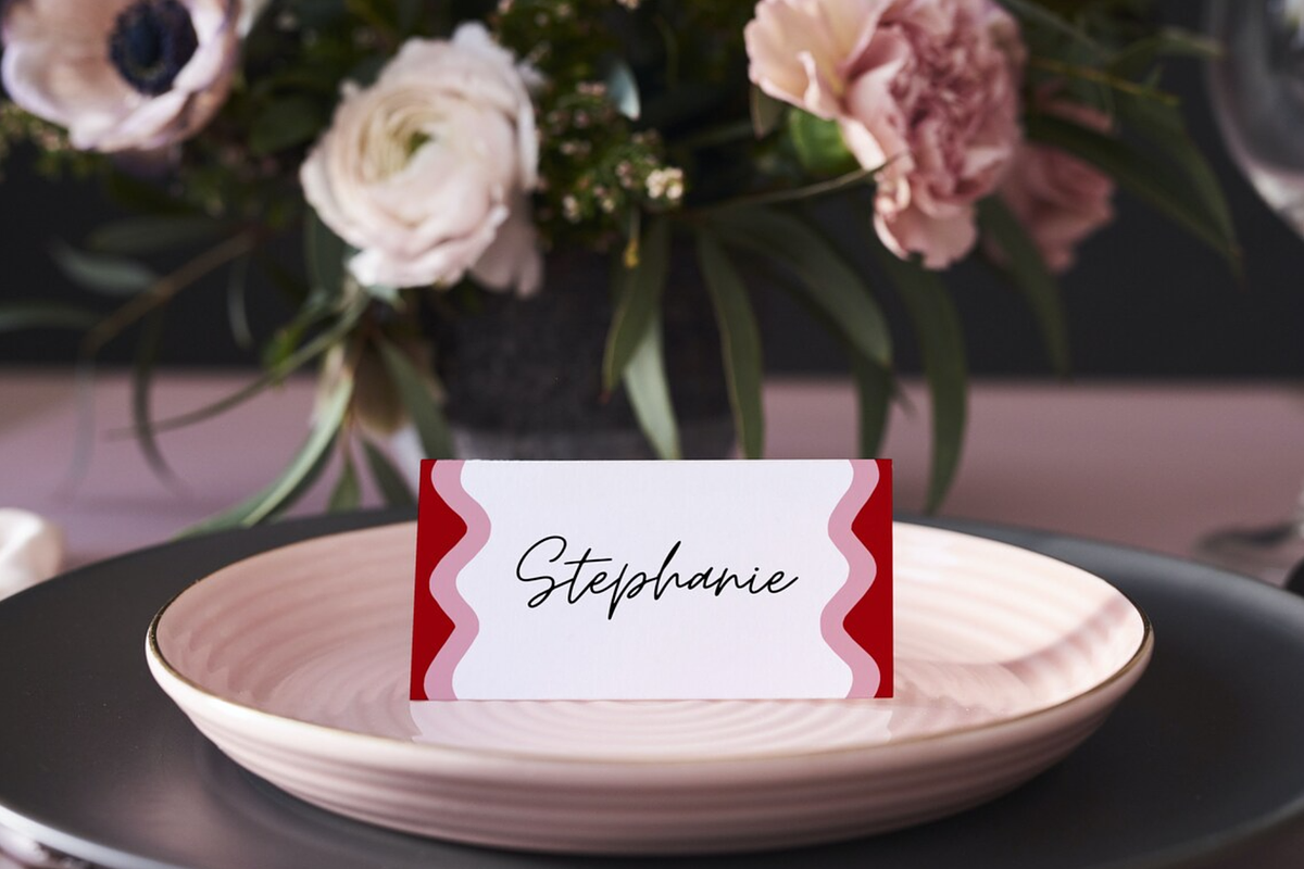 Pink Waves Menu Template, a Stationery Template by ForeverPrint (Photo 8 of 12)