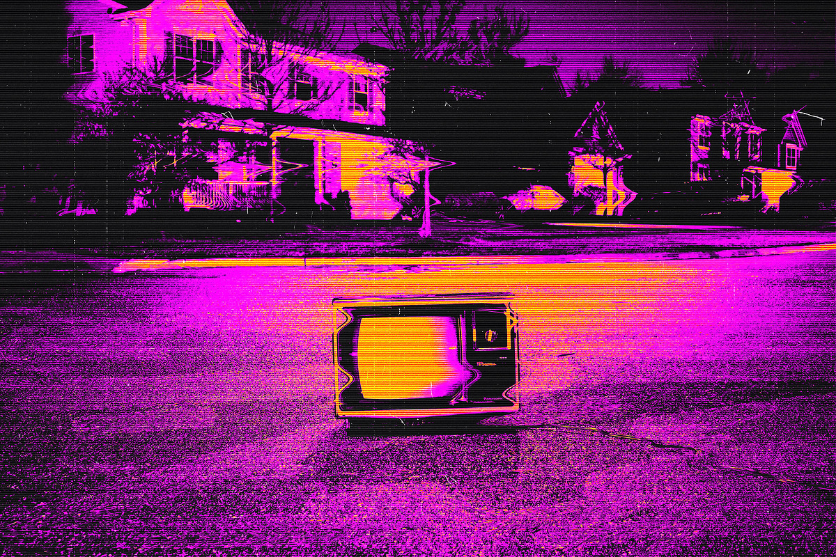 Creepy TV Glitch Photo Effect, a Layer Style Add-On by Design Squad (Photo 3 of 8)