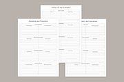 Event Planner Pages Set V-08, a Stationery Template by shahsoft (Thumbnail 3 of 3)