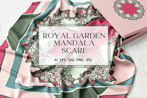Royal Garden Mandala Scarf