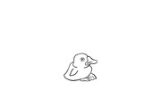 Cute Little Duckling, an Illustration by Anastasiya Klempach (Thumbnail 6 of 7)