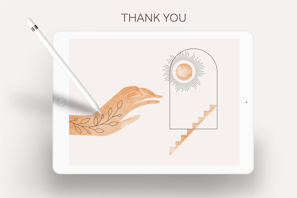 Mystical Stamp Brushes for Procreate, a Brush Add-On by NinaFedorova (Photo 7 of 7)
