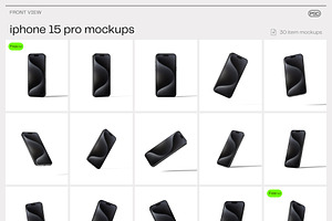 IPhone 15 Pro Mockups V1