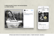 CHIC INSTAGRAM PACK, a Social Media Template by DESIGN HQ (Thumbnail 3 of 4)