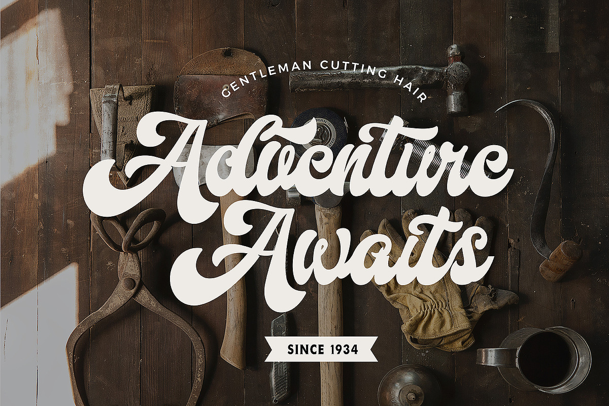 Hallway Typeface., a Sans Serif Font by Fortunes Co (Photo 2 of 15)