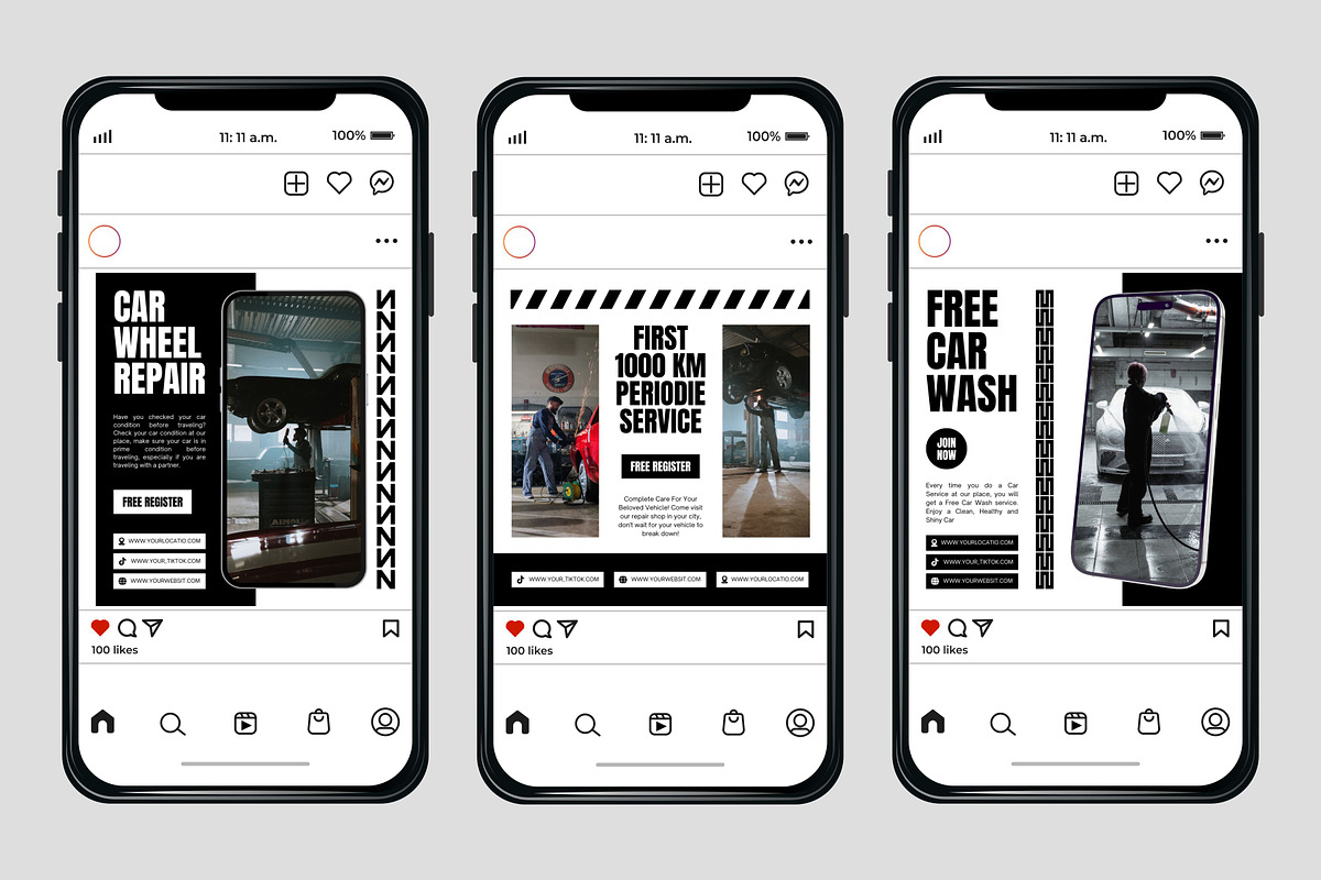 Automotive White Template, a Social Media Template by Kalubuak (Photo 4 of 10)