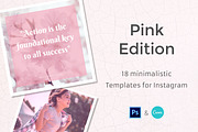 Pink - 18 Instagram Templates, a Social Media Template by Annemiek van Luinen (Thumbnail 8 of 8)