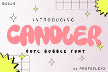 Candler - Cute Bubble Font