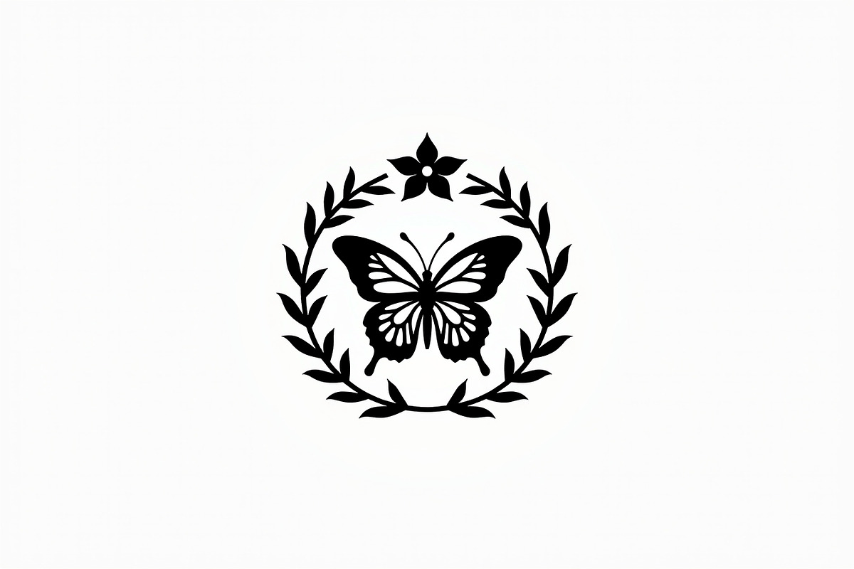 Butterfly Wreath Clipart Bundle, an Illustration by Artivon (Photo 4 of 9)