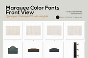 Marquee Front View - Color Fonts, a Font by TVartworks (Thumbnail 8 of 12)