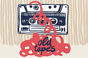 Old tapes, an Illustration by Tanya Akhmett (Thumbnail 1 of 9)