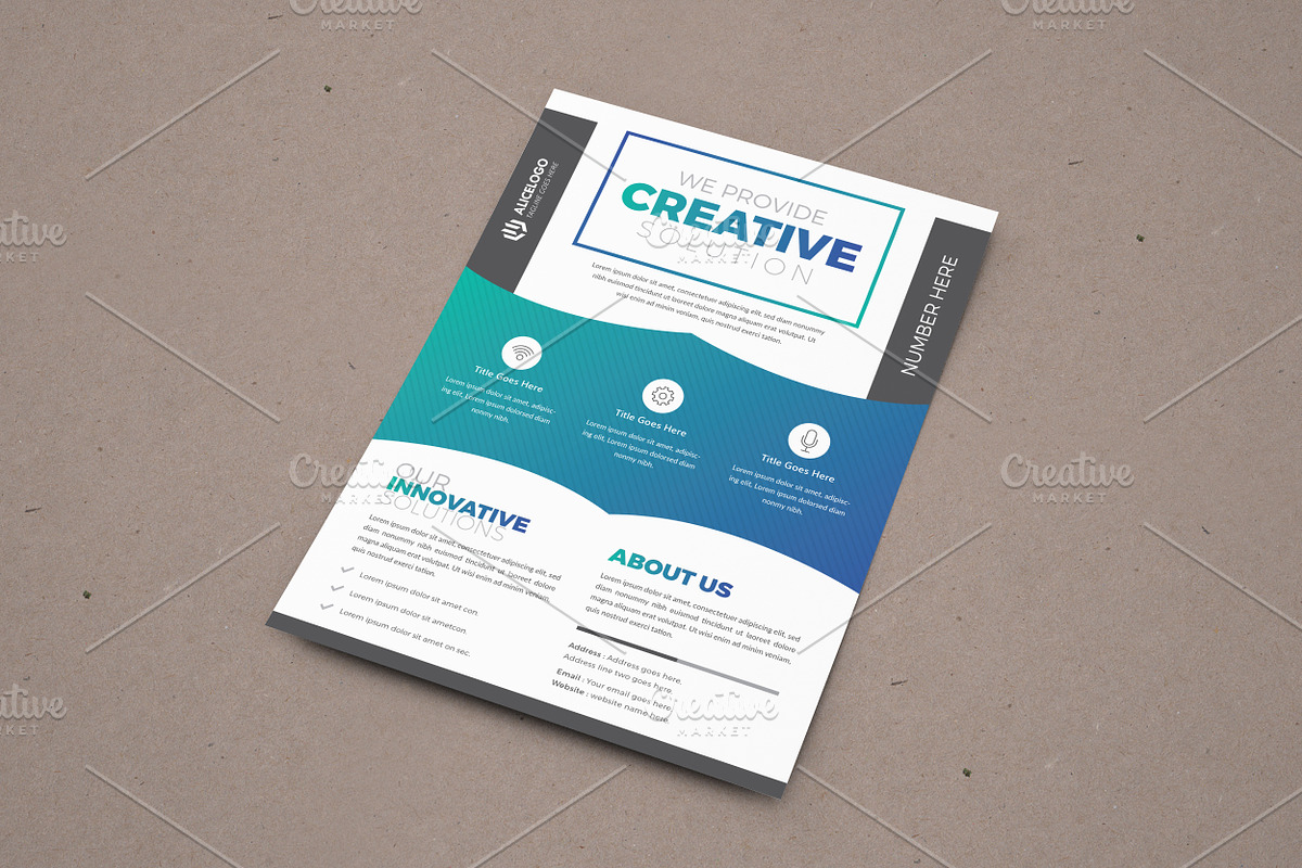 Flyer Template, a Flyer Template by Alice_s (Photo 2 of 3)
