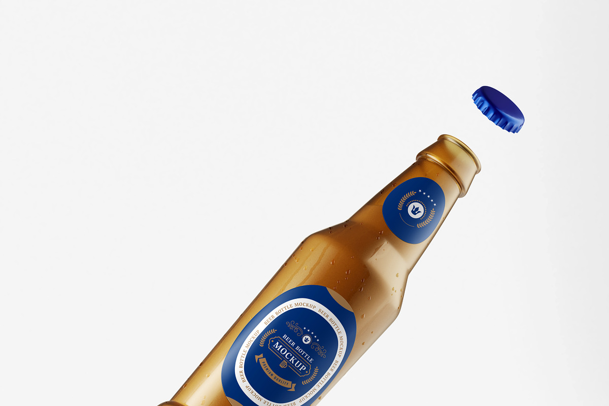 Realistic Beer Bottle Mock-up, a Print Template by Propex (Photo 13 of 19)