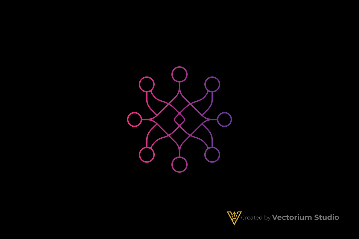 Network Abstract Geometric Logo, a Branding & Logo Template by Vectorium Studio (Photo 7 of 16)