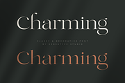 Charming - Classy & Decorative Font, a Serif Font by Sensatype (Thumbnail 11 of 21)