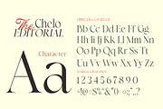 The Chelo Editorial, a Serif Font by AnayaStudio (Thumbnail 9 of 10)