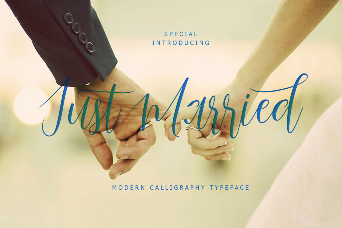 Just Married Script, a Script Font by Gatype (Photo 8 of 8)