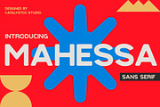 Mahessa Sans Serif Font, a Sans Serif Font by Catalystco Studio (Thumbnail 1 of 7)