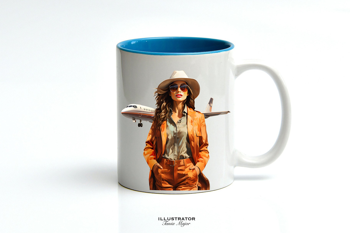 Fashion Girl Bundle, a Person Illustration by MajorArtTm (Photo 7 of 9)
