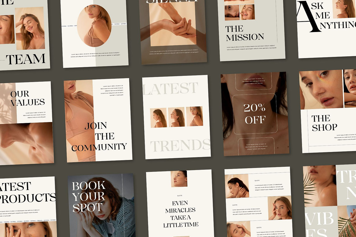 Instagram Post Templates | Sienna, a Social Media Template by BoldNStudio (Photo 4 of 7)