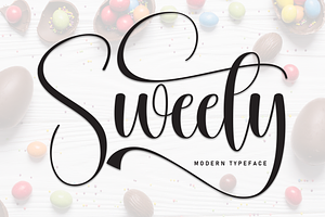 Sweety Script Font