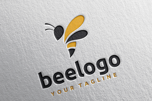 Bee Vector Logo Illustration, a Branding & Logo Template by yopie