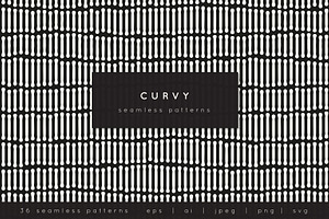 Curvy Seamless Pattern Collection