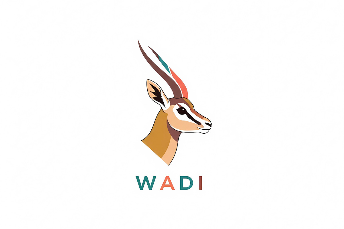 tylized Gazelle Logo, a Branding & Logo Template by Logocreative (Photo 2 of 2)