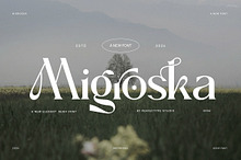 Migroska Elegant Ligature Serif Font