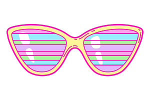 Illustration Of Glasses.