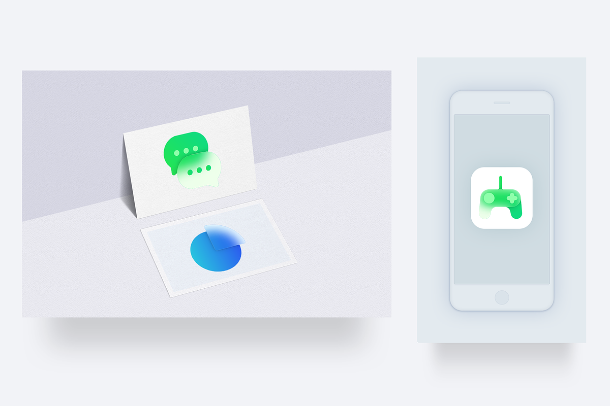 Glassmorphism 20 Icons Set, an Icon by Marina Silence (Photo 8 of 17)