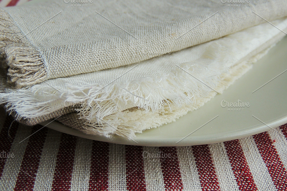 Natural linen fabric bundle., an Abstract Photo by OksanaAn (Photo 20 of 20)