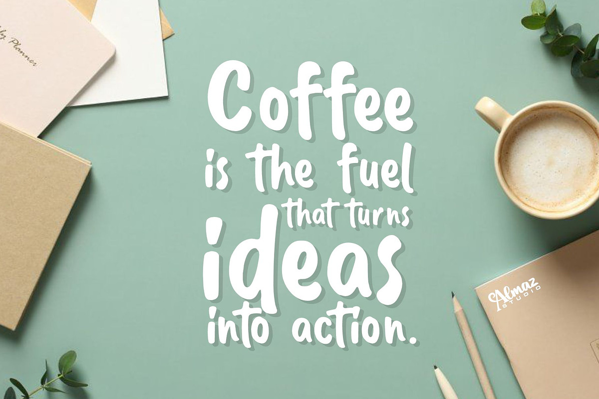 Azmee, a Handwritten Font by almazstudio (Photo 7 of 10)