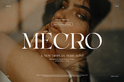 Mecro Elegant Serif Font, a Serif Font by Graphicxell (Thumbnail 1 of 8)
