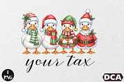 Christmas Chickens PNG Clipart, an Illustration by DreamCafeArt (Thumbnail 1 of 6)