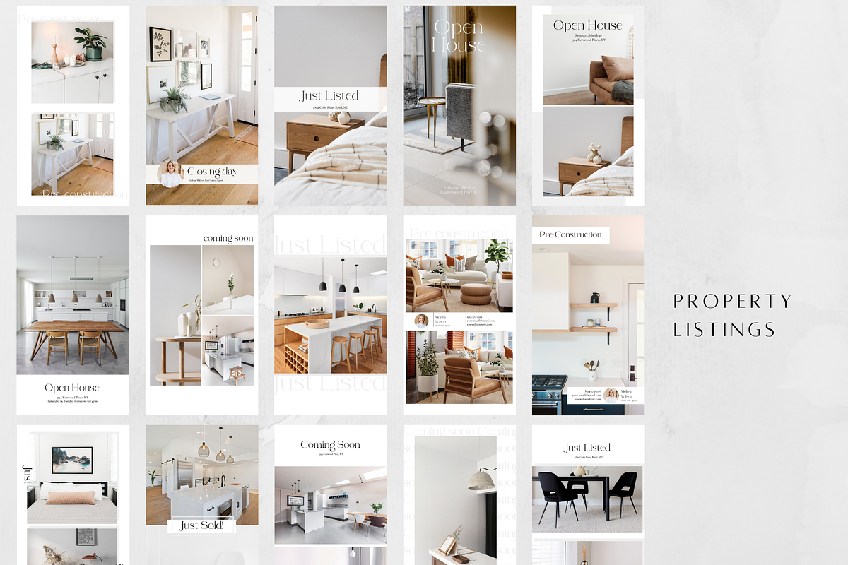 400 Real Estate Social Media Bundle, a Social Media Template by ZoaniDesign (Photo 6 of 10)