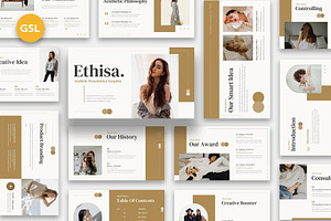 Ethisa - Aesthetic Google Slides, a Presentation Template by Fit-tee