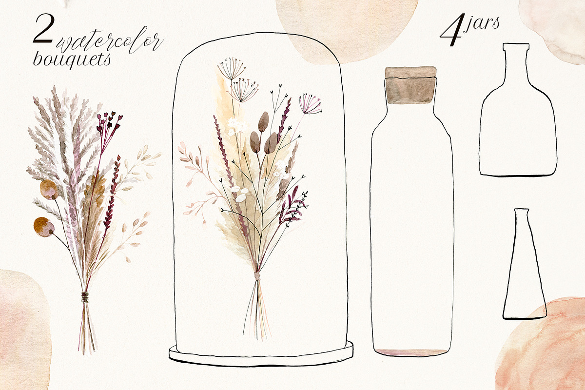 Summer in a jar | Watercolor set, a Decorative Illustration by Bibela (Photo 5 of 11)