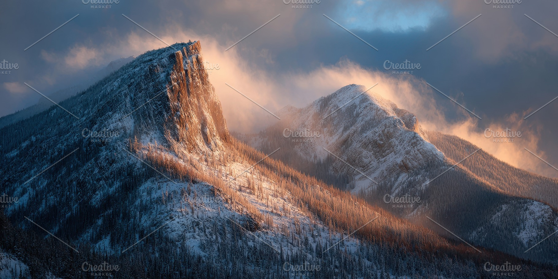 Sunlight breaks through clouds, a Photo by Pavel_design