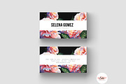 Florals Business Card Template, a Business Card Template by Emaholic Template (Thumbnail 2 of 4)