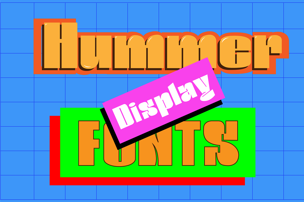 Hummer, a Font by Portion.Labs (Photo 2 of 12)
