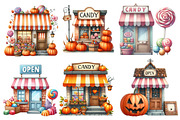 Halloween Candy Shop Clipart, an Illustration by Designworld (Thumbnail 3 of 6)