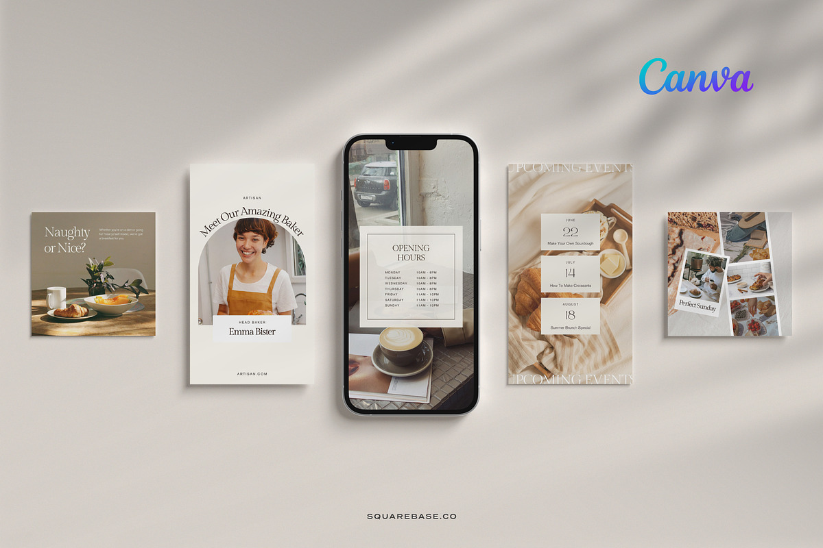 Canva Templates for Bakers, a Social Media Template by Squarebase Templates (Photo 3 of 5)