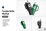 Tumbler bottle Mockup, a Merchandise Mockup by SLAB! Design (Thumbnail 1 of 7)